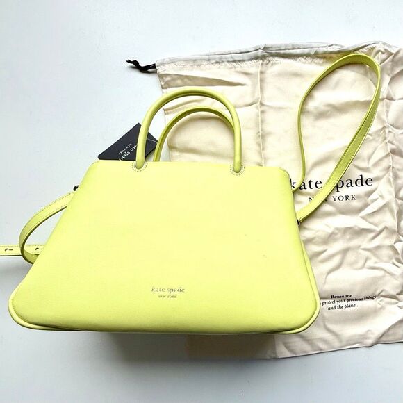 NWT Kate Spade Grace smooth leather satchel in Bosc pear color - Picture 14 of 16